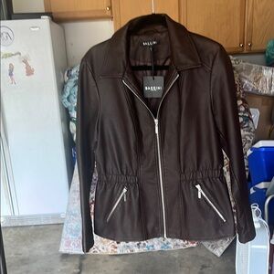 Women's Brown Leather Jacket